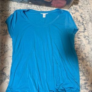 Athleta Women's Teal Short Sleeve Tee